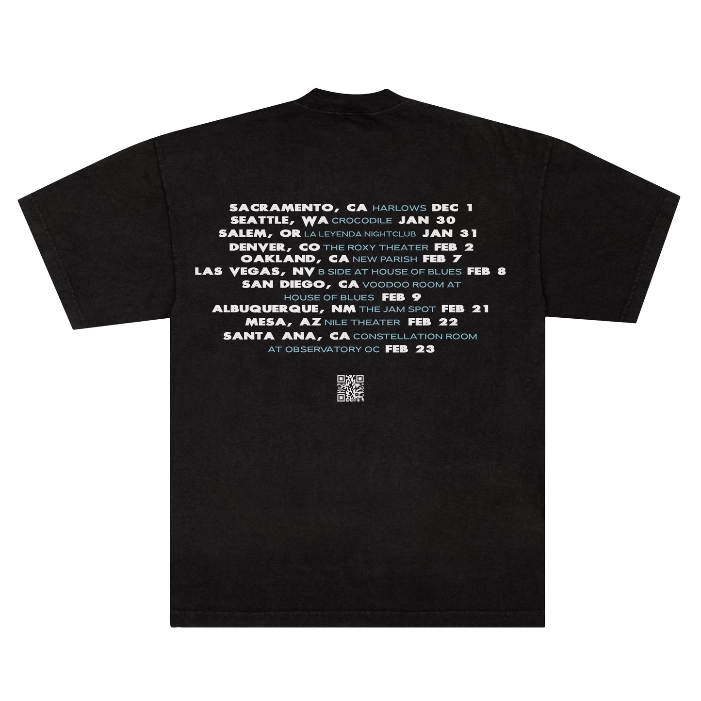 Lou Deezi "Scary Movies" Tour tee